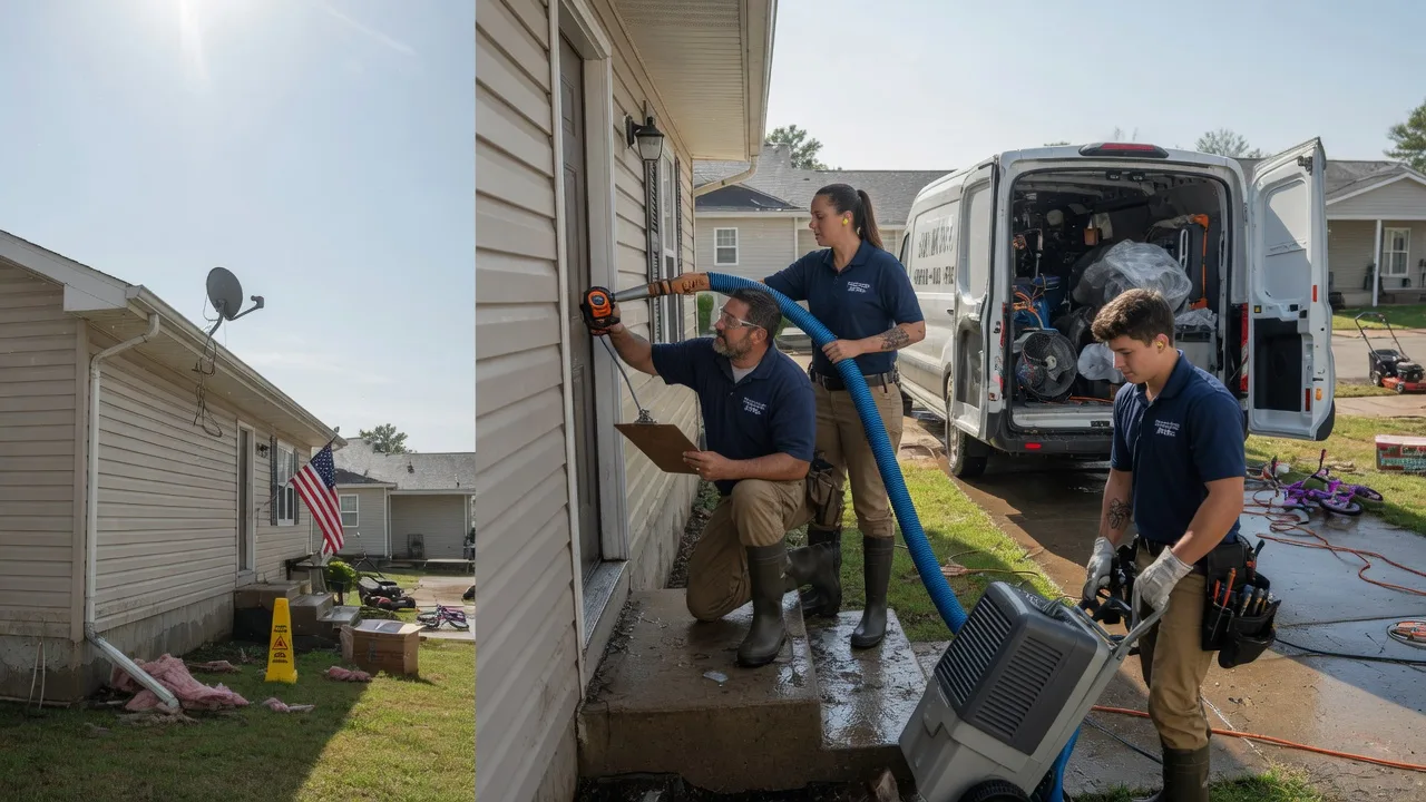Ceiling Water Damage Restoration in Guys Mills, PA near me